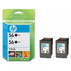 Tusz HP nr56 c9502ae = 2x c6656ae black